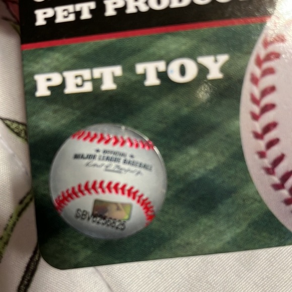 New York Yankees MLB Peanut Bag Dog Pet Toy by Pets First - Picture 10 of 12